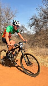 Luan Vermeulen came First on Saturday in his 0/19 Men’s Category with a Time of 00:51:54, and he is first overall in the North West. He was chosen to participate in the Finals at Wagpos in the North West Team.
